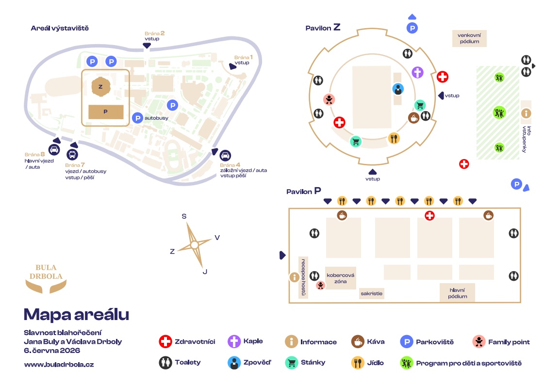 Mapa areálu