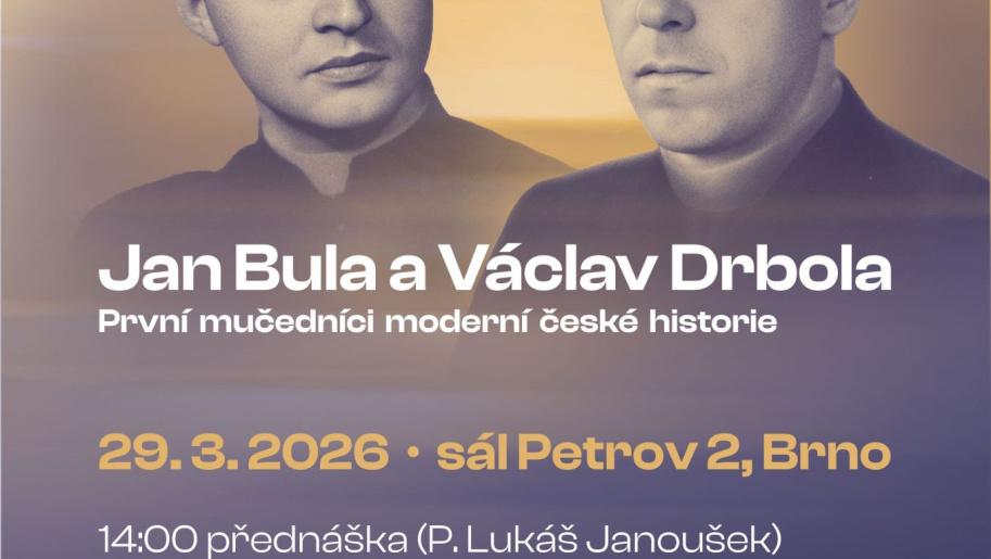 Přednáška o Janu Bulovi a Václavu Drbolovi pro ministranty