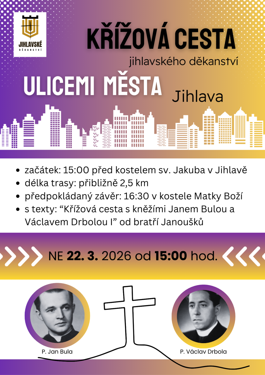 Křížová cesta ulicemi Jihlavy