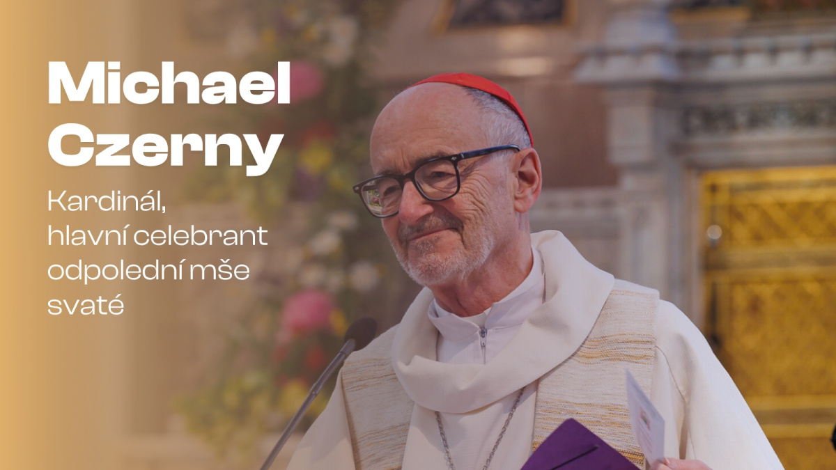 Michael Czerny - papežský legát, kardinál, hlavní celebrant slavnostní bohoslužby