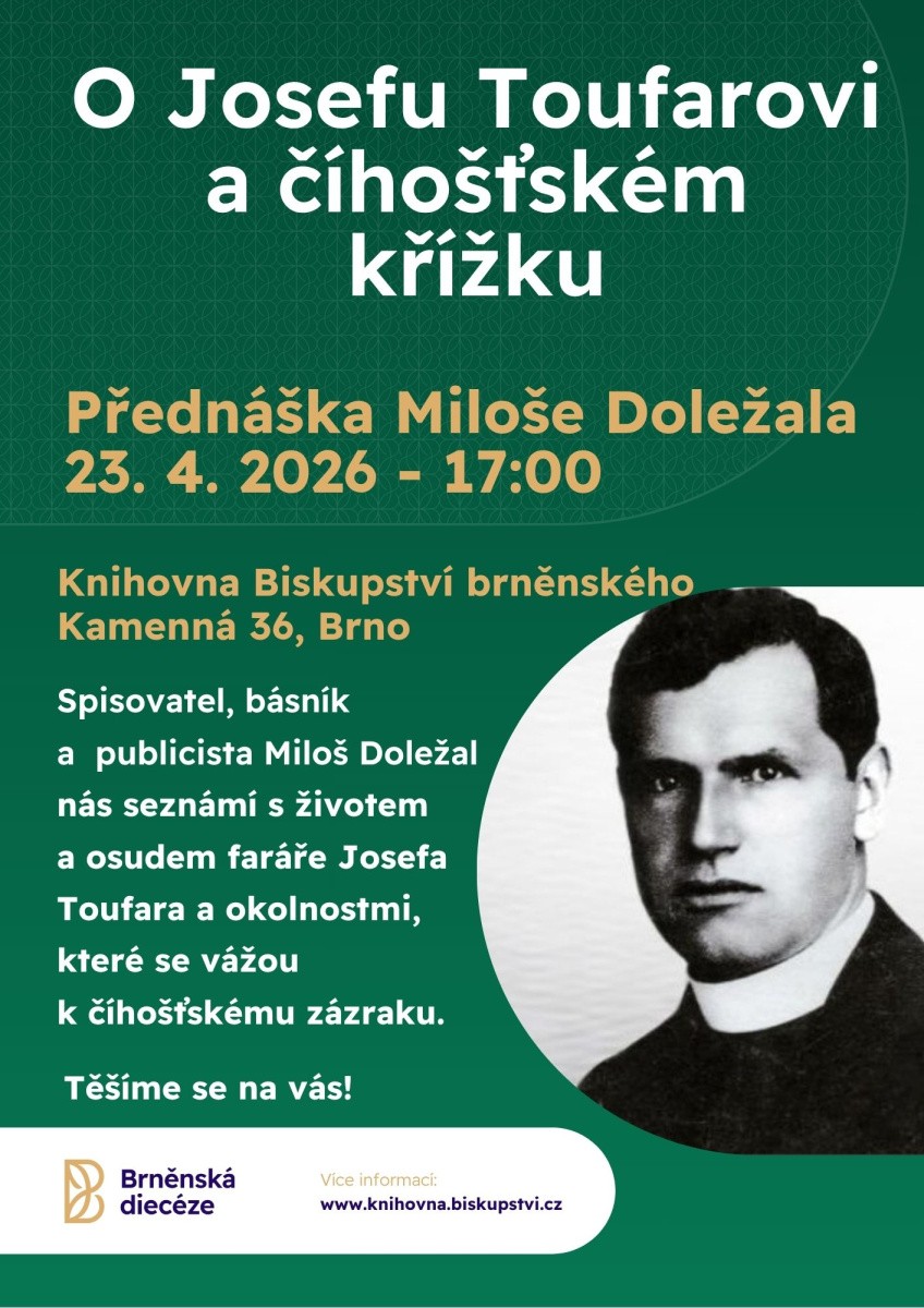 Přednáška Miloše Doležala v Knihovně Biskupství brněnského